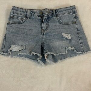 Girls Jean Shorts Size Large (10/12)